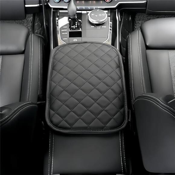 Car Armrest pad Comfortable Armrest Cover (Black, Universal) - Picture 8 of 8